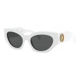 Versace - Sunglasses Medusa Crystal - White - Sunglasses - Versace Eyewear