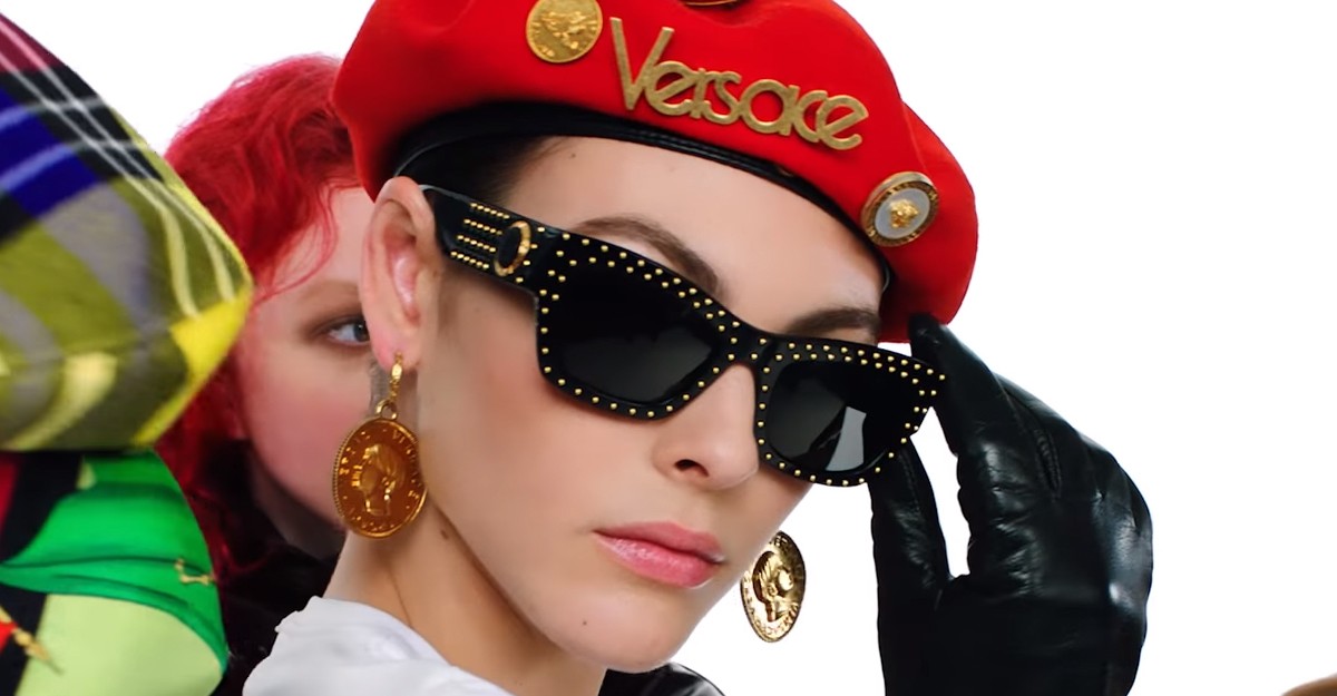 Versace - Sunglasses Tribute Trésor de la Mer Print - Occhiali - Versace Eyewear