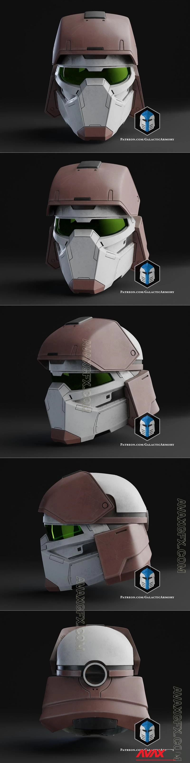 Halo Commando Helmet - Galactic Armory and Halo Recon Helmet - Galactic ...