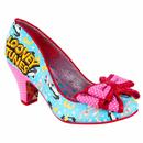 Irregular Choice x Looney Tunes Ban Joe Tunes Heels in Blue