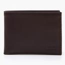 Levi's Leather Batwing Bifold ID Wallet in Brown D5489-0001