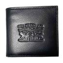 Levi's Black Leather Bifold Wallet 77173-0363