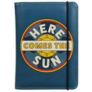 The Beatles Here Comes The Sun Passport Wallet in Blue/Yellow PHBTS01