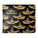 The Beatles yellow submarine billfold wallet black