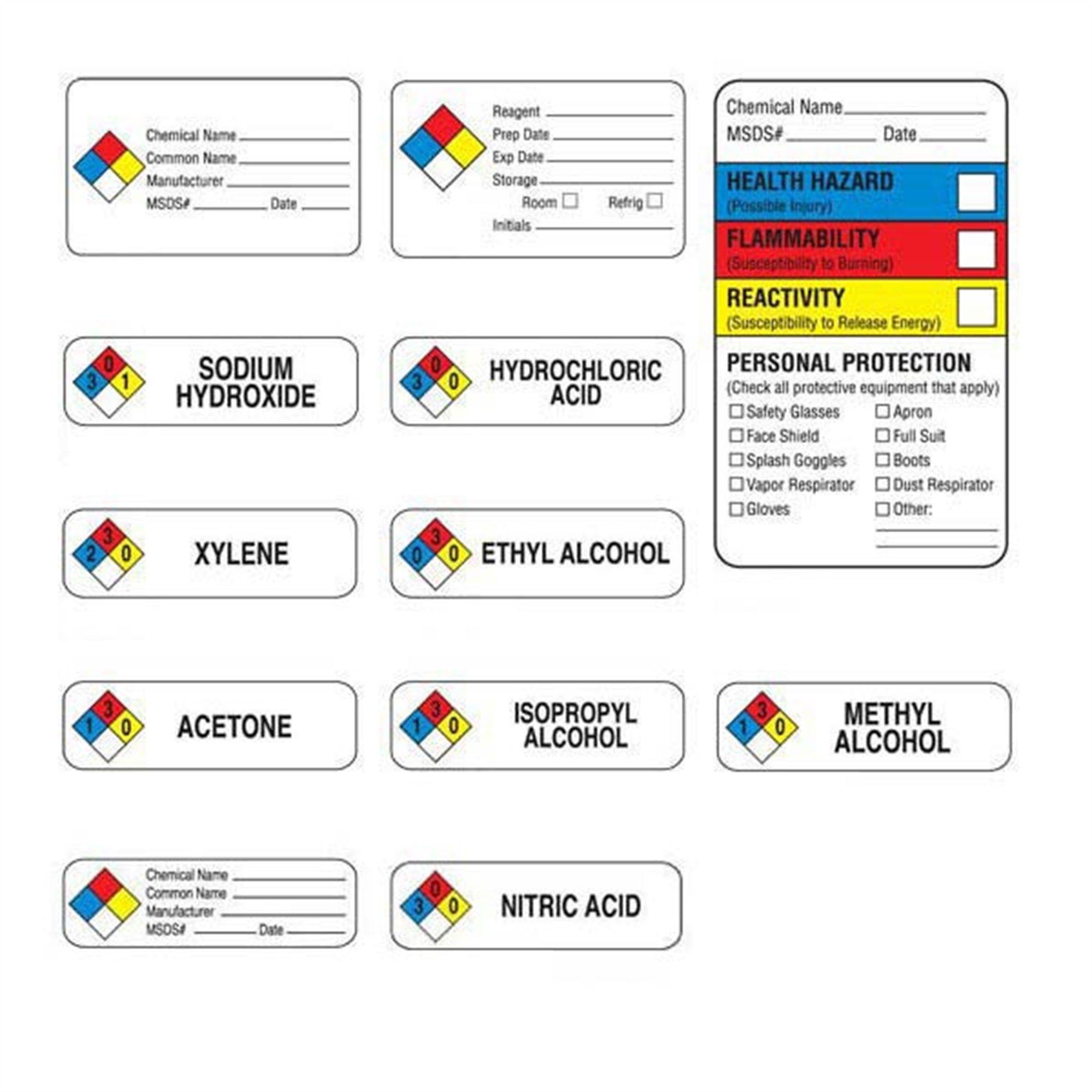 Isopropyl Alcohol Label