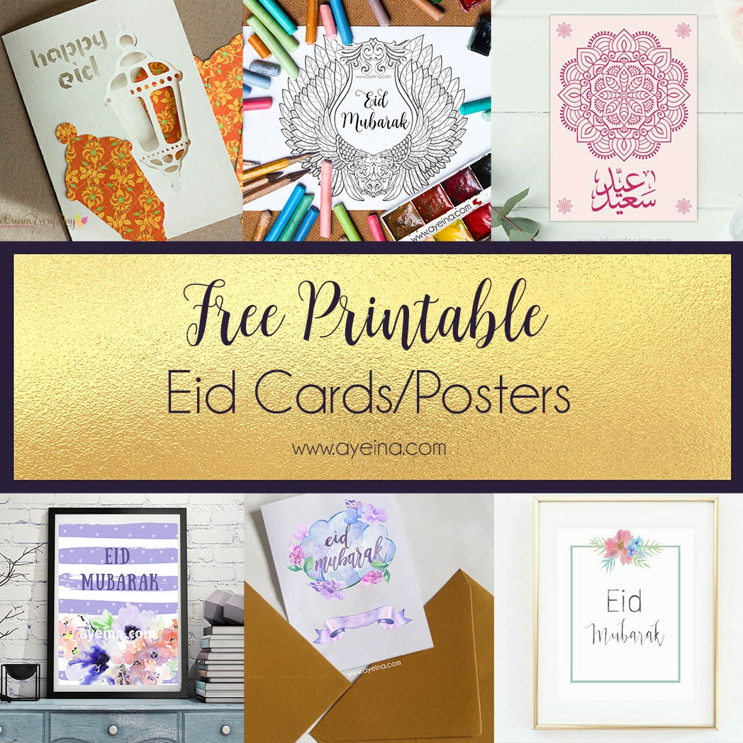 Ultimate List of FREE Eid Printables (UPDATED: 2021) | AYEINA