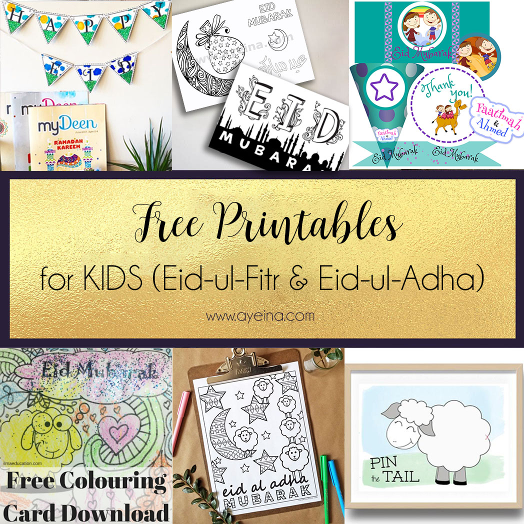 Ultimate List of FREE Eid Printables (UPDATED: 2021) | AYEINA