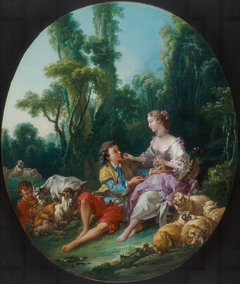 Are They Thinking about the Grape? (Pensent-ils au raisin?) by François Boucher