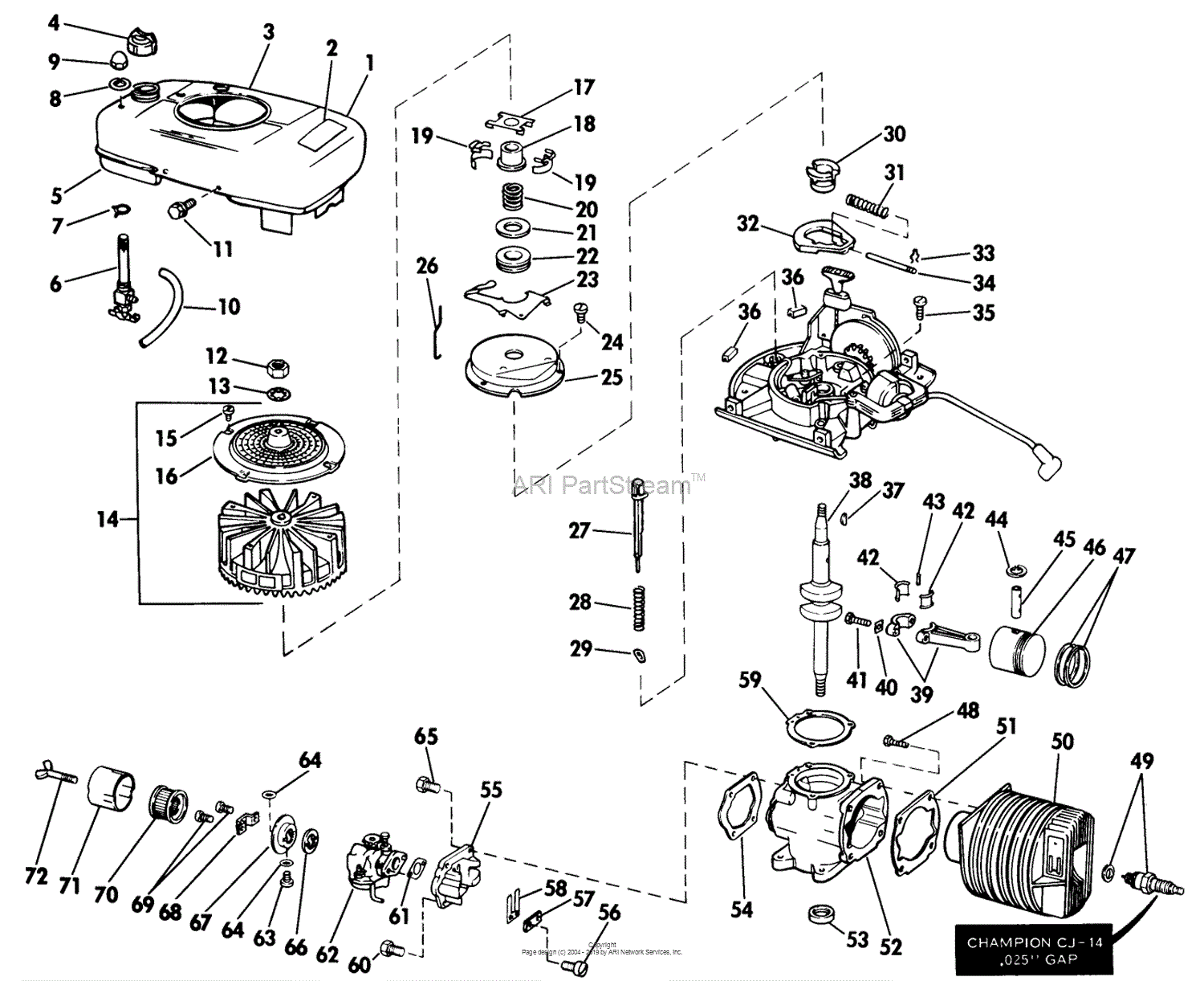 Lawn-Boy 5272, Lawnmower, 1974 (SN 400000001-499999999) Parts Diagram ...