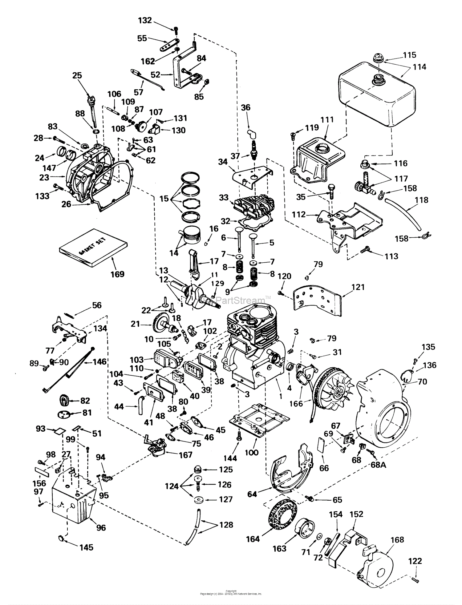 Toro 31677, 724 Snowthrower, 1976 (SN 6000001-6999999) Parts Diagram ...