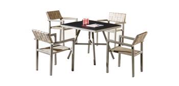 Asthina Dining Set For 4 with Arms