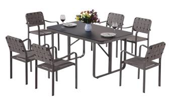 Edge Dining Set for 6