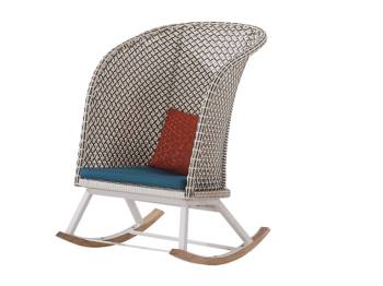 Evian Highback Rocking Club Chair