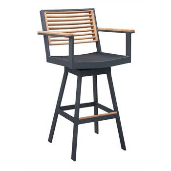 Avant Swivel Bar Stool With Arms