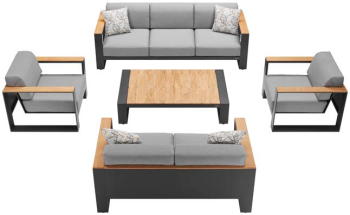 Aspen Sofa Set with Loveseat - QUICK SHIP 