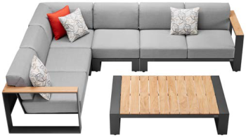 Aspen "L" Shape Sectional Set - QUICK SHIP