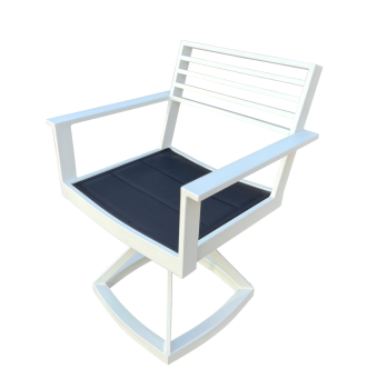 Avant Aluminum Swivel Dining Chair - QUICK SHIP