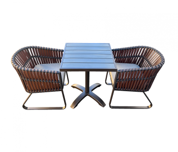 Apricot Bistro Dining Set for 2 - QUICK SHIP 