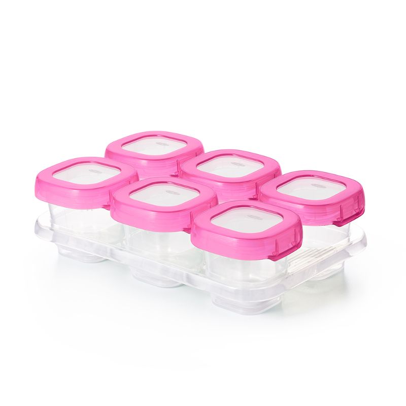 OXO TOT Baby Blocks Freezer Storage Containers 2oz - Pink