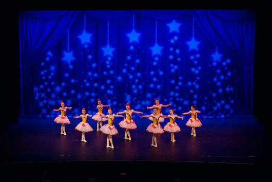 Dance Recital Ideas - Drapes Purple Stars