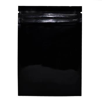  MYLAR BLACK ZIPLOCK BAGS