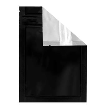  MYLAR BLACK VISTA ZIPLOCK BAGS