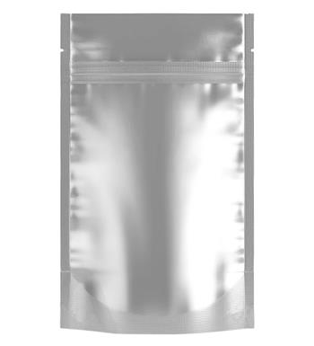  MYLAR SILVER VISTA ZIPLOCK BAGS