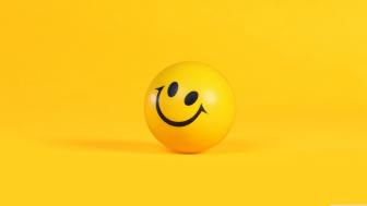 Bright Yellow Smiley Bliss wallpaper