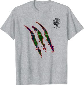 Clan Duncan tartan and crest tshirt