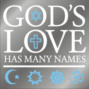 God’s Love window decal