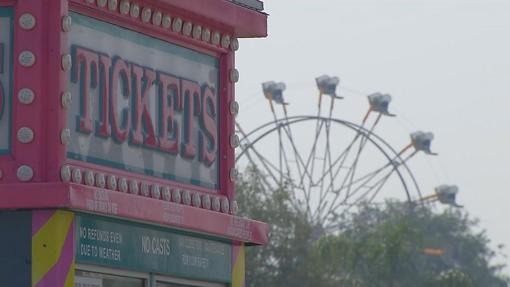 The Kern County Fair, which opens Wednesday, Sept. 21, 2016, is seen during a media preview event Tuesday, Sept. 20, in Bakersfield, Calif. (KBAK/KBFX photo)