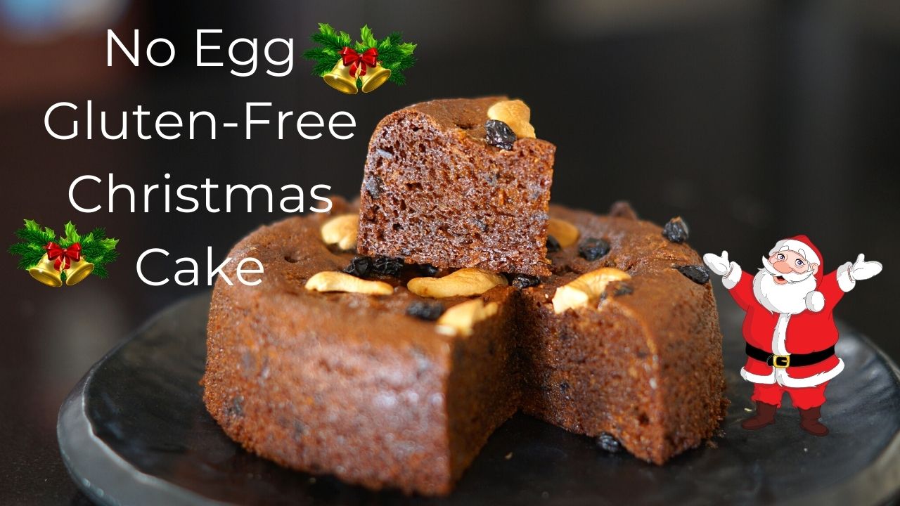 No Egg Gluten Free Christmas Cake