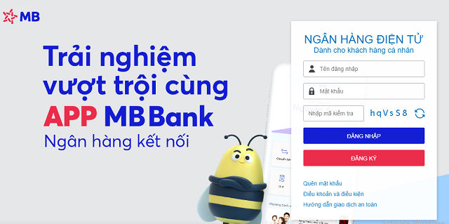 Cách đăng ký Internet Banking MB Bank và biểu phí sử dụng