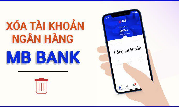 Cách huỷ thẻ, xoá tài khoản MB Bank online đơn giản