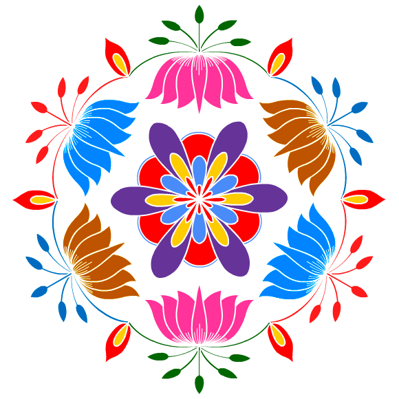 Rangoli Images Png - PNG Image Collection