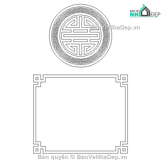 Mẫu CNC chữ Thọ,Dxf chữ Thọ CNC,File chữ Thọ CNC đẹp