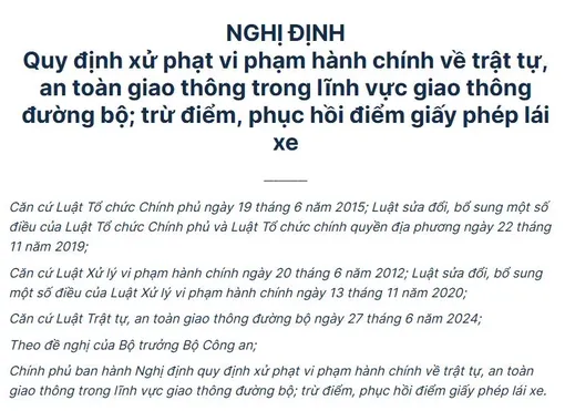 Các lỗi vi phạm giao thông được tăng mức xử phạt gấp nhiều lần từ năm 2025