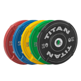 Titan Fitness EZ-Grip Elite Urethane Color Plates