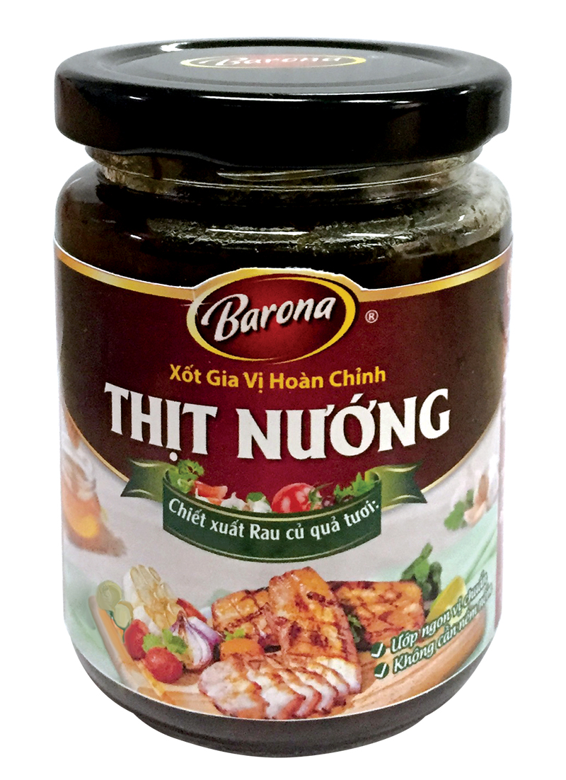 Xốt Gia Vị Hoàn Chỉnh Barona - Thịt Nướng (Dạng Hũ)