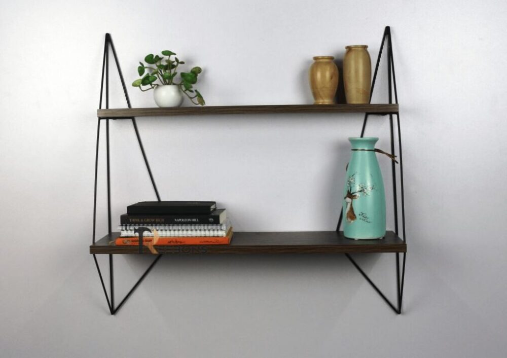 Wooden Wall Rack Graceful Design Book Rack For Placing Books. - Image 2