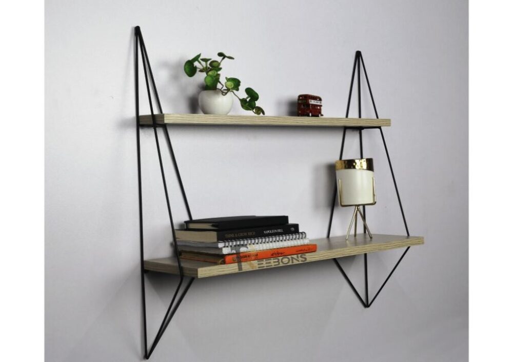 Wooden Wall Rack Graceful Design Book Rack For Placing Books. - Image 4