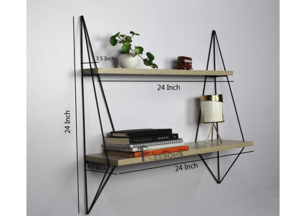 Wooden Wall Rack Graceful Design Book Rack For Placing Books. - Image 6