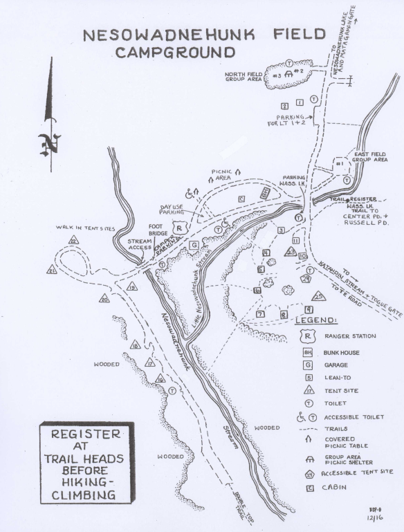 Baxter State Park Campground Map