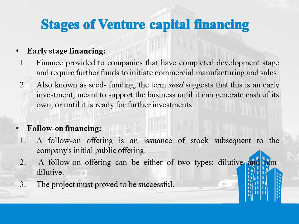 Stages of Venture Capital Financing