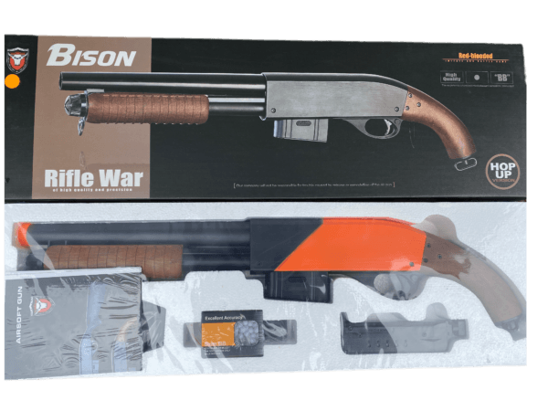 BISON C501A BB GUN PUMP ACTION SHOTGUN - Image 4