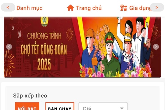 Hỗ trợ đoàn viên, người lao động mua hàng tại “Chợ Tết Công đoàn 2025”