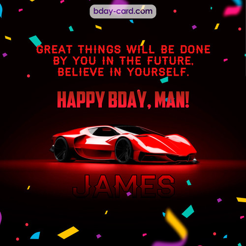 Happiest birthday Man James