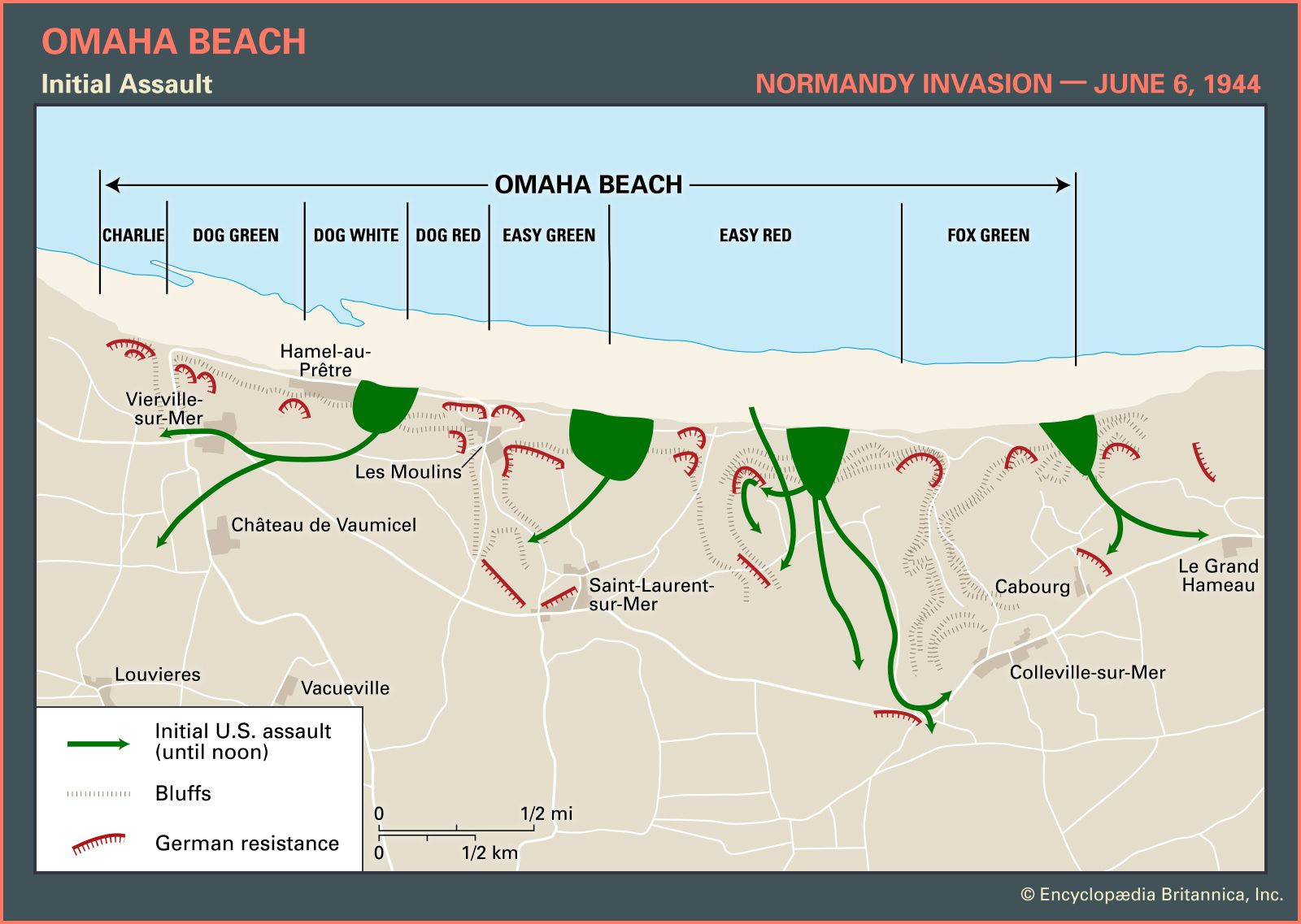 Omaha Beach Facts Map Normandy Invasion Britannica