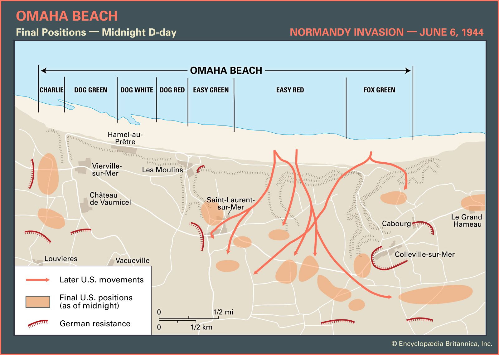 Omaha Beach Facts Map Normandy Invasion Britannica