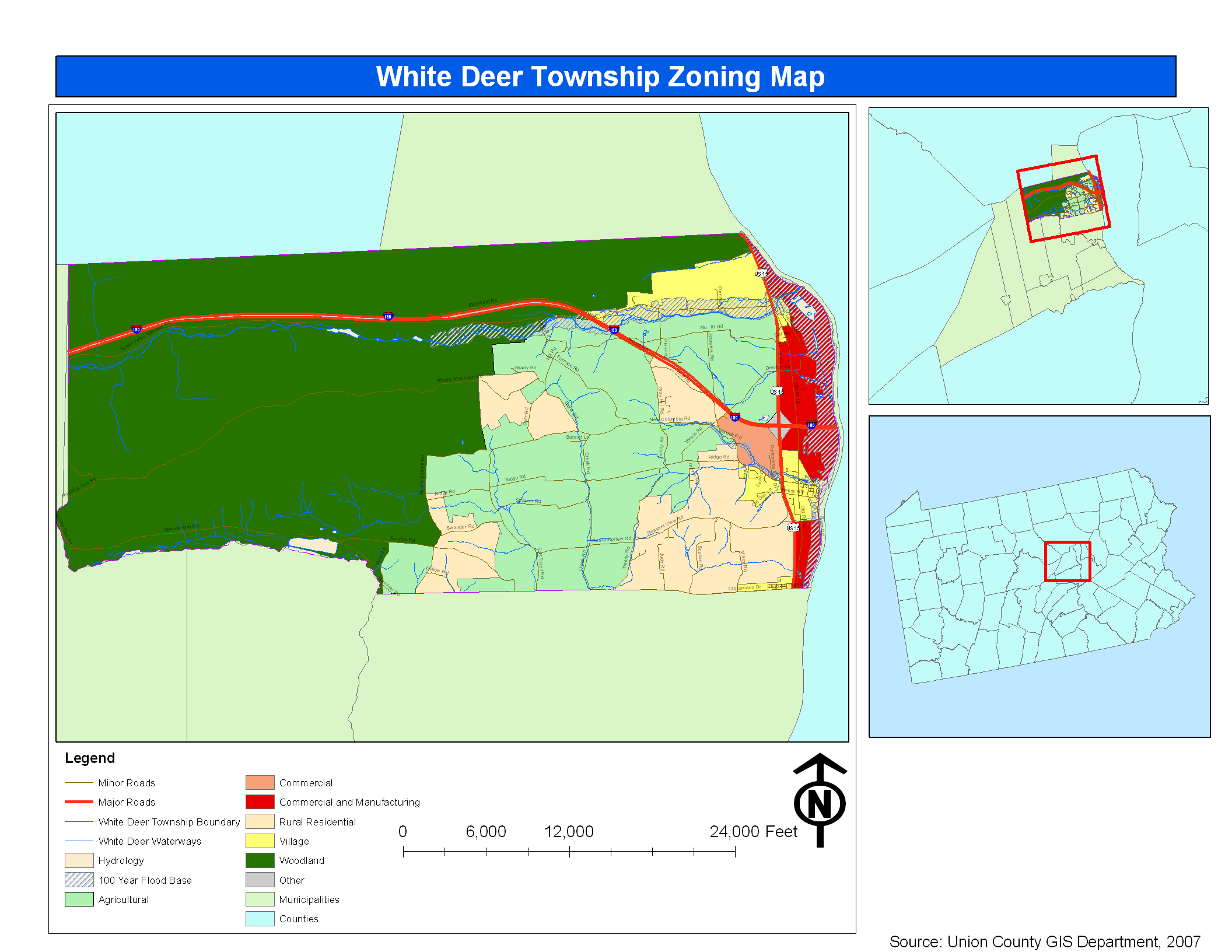 Union Township Zoning Map Smyrna Beach Florida Map